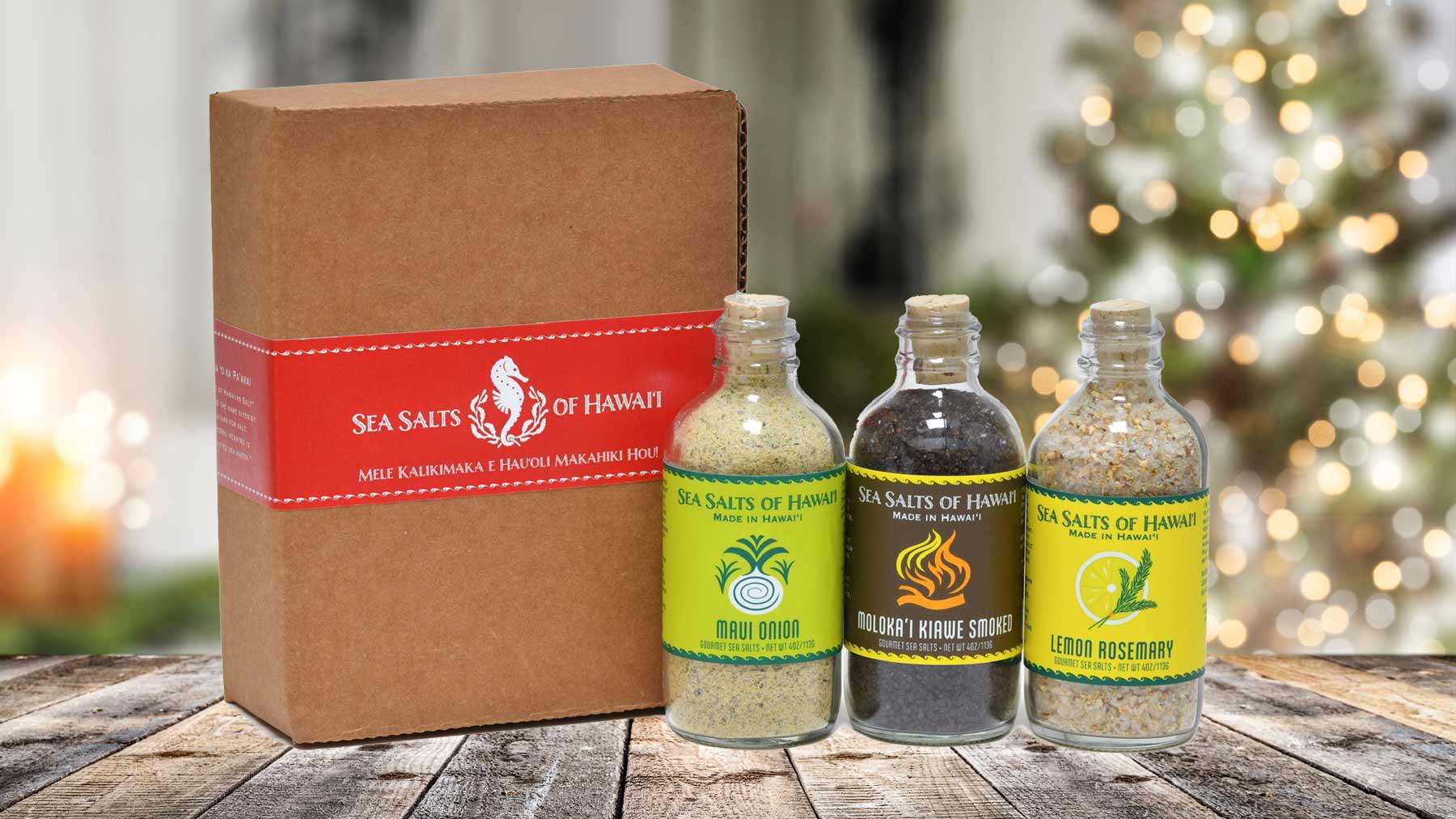 Flavored Hawaiian Sea Salts